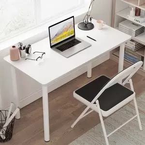 미니멀 화이트 원룸 화이트 책상 1000 1200