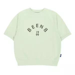 빈1 BZ17TS02YG 옐로우 그린 6부 맨투맨 티셔츠