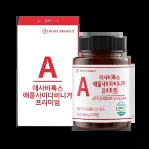 바디프로젝트 애플사이다비니거 60정x3박스 6개월분