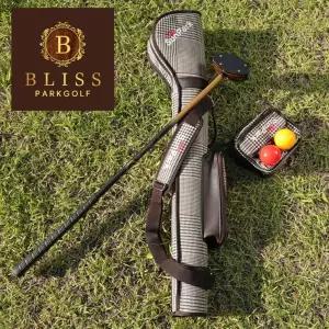 블리스 골드 파크골프채 풀 세트 감나무 파크골프 클럽케이스 포함
