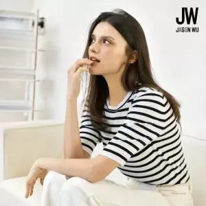 제이슨우 프렌치린넨 스트라이프 반팔 니트 3종 [런칭 가격 69,900원]