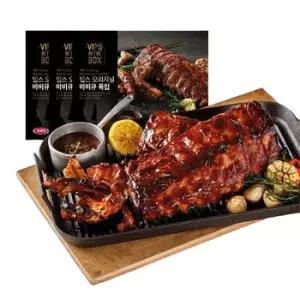 빕스 오리지널 바비큐 폭립, 450g, 3개