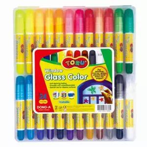 뉴몰 글라스칼라 24p 유리색연필 유아크레파스