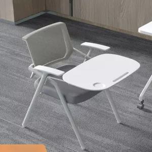 일체형 책상 의자 강의실 학교 폴딩 대학교 독서실 수강용 회의실 간이