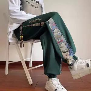 통큰바지 밴딩 곰돌이 와이드 스웨트 카고조거팬츠 DMG-PTA-Q4172440