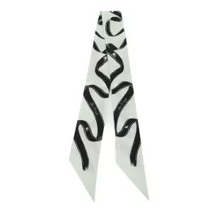 [롯데백화점]버버리 리본 프린트 실크 스키니 스카프 8103807