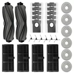 드리미로봇청소기 드리미X40울트라 호환 소모품 물걸레 먼지봉투 필터 메인 사이드 브러쉬 28SET 패키지