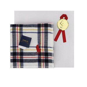 [폴로]랄프로렌 체크 말로고자수 손수건 logo-7