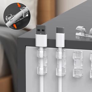 케이블 선 정리 홀더 클립 전선 컴퓨터 용품 멀티탭 전기 벽 고정 충전 콘센트 충전기