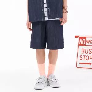 [오션스카이] 남아 컴포트 데님 5부 팬츠-ECJB2621E04