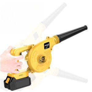 충전식 에어건 무선 먼지 낙엽 청소 송풍기 제설 집진기 팬 리튬배터리 청소기 더스트건 흡입기