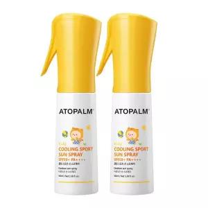 [보리보리/아토팜]아토팜 키즈 쿨링 스포츠 선 스프레이 100ml (SPF50+) X 2개 (+수딩젤 20ml)