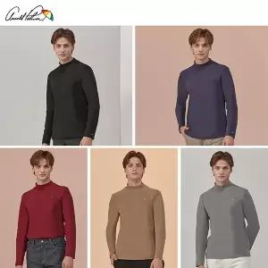 남성 양면기모 모크넥티셔츠 5종