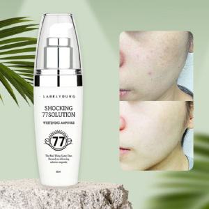 [라벨영] 기미잡티 지우개+미백수분 앰플 /기능성 고농축 77솔루션 화이트닝 세럼 