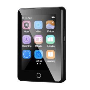 MP4 16 32GB MP3 워크맨 5인치 터치 스크린 미니 음악 플레이어 블루투스 호환 지원 FM 라디오 전자책