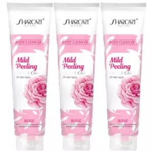 샤카트 페이스 바디 필링젤 로즈 310ml 3개/N