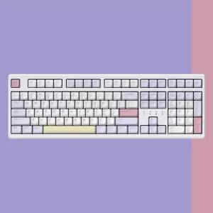 한성컴퓨터 TFG Cloud Max CF 동그리 유무선 기계식 키보드 퍼플하트 브라운슈가 토독 35g