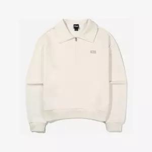 [휠라](광주신세계)[FILA] 기모 베이직 반집업 맨투맨 (FS2POG4151F_SWH)