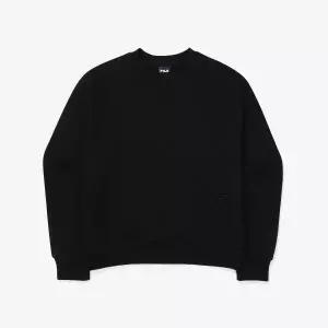 [휠라](광주신세계)[FILA] 에센셜 라운드 맨투맨 (FS2POF3151F_BLK)