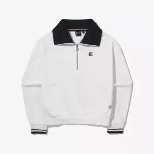 [휠라](광주신세계)[FILA] 테니스 반집업 맨투맨 (FS2POG3361F_OWH)