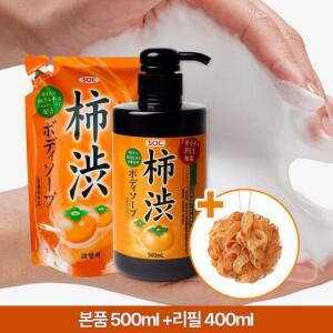 일본 단감바디워시 노인냄새제거 감바디워시 노네랄 체취 탄닌 타닌 샤워 효능 효과 본품+리필 900ml