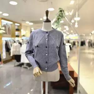 [대구백화점] [멜로디가든]리본배색단추 가디건(M25F8C116)