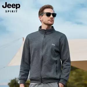JEEP SPIRIT 가을 겨울 남성 집업 트레이닝 자켓 간절기 바람막이 트랙탑