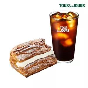 [뚜레쥬르] 패스트리 크림북+아이스아메리카노 1잔