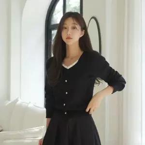 [미나그램] 드셀 프릴니트가디건