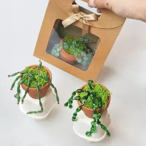 땡큐베리메르시 비즈식물만들기 미니화분 플랜트 DIY 키트 비즈공예재료 세트