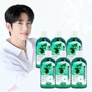 덴티스테 내츄럴 오랄린스 700ml 6개 대용량 가글