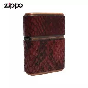 ZIPPO 라이터 엠블렘 LS Red 오일+심지+부싯돌 3종세트 포함