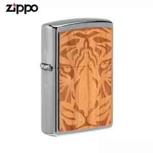 ZIPPO 라이터 엠블렘 49707 Woodchuck USA Cherry Tiger Head 오일+심지+부싯돌 3종세트 포함