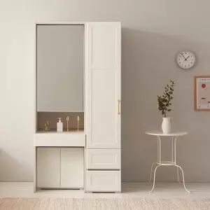 메이 1000 키큰 수납 화장대 모듈 옷장 세트 JNF043C (착불)