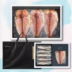 제주 프리미엄 특선 생선 선물세트 제수용 설날 명절 대갈치 옥돔 고등어 3종 선물세트