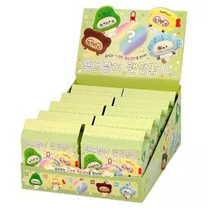 10개 조선문방구 푸드냥이 랜덤뽑기 인형키링 1박스