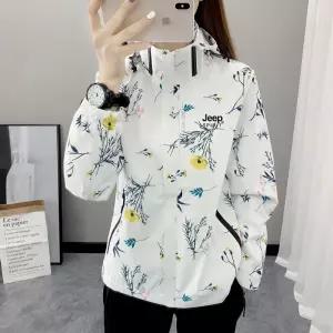 JEEP SPIRIT 봄 가을 싱글 레이어 재킷 여성 아웃도어 등산복 방풍 방수 재킷