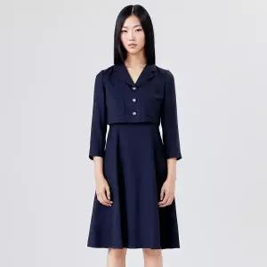 [롯데백화점]케네스레이디 자켓 플레어 원피스 (EGOPOD97)