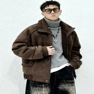 틴다샵 남자무스탕 무스탕 리얼 겨울 남자 스웨이드