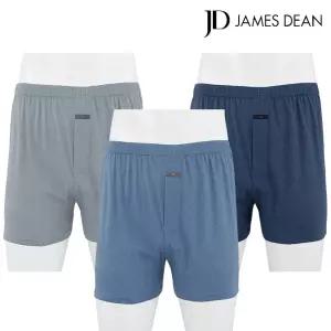JHMTBZ95 제임스딘 면니트 남성트렁크팬티3매입