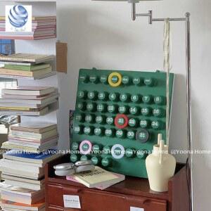 캘린더 레트로 만년 벽걸이 달력 인테리어 링어데이트