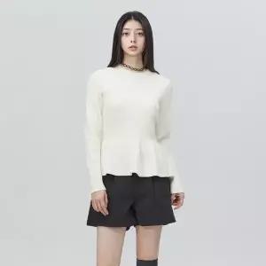 [LAP](타임스퀘어점패션관)골지 뷔스티에 플레어 니트 AR4KHA75