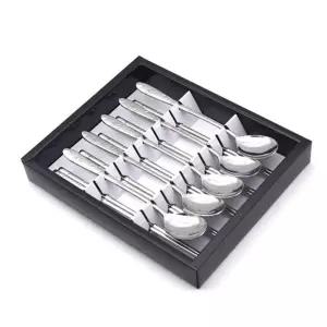 국산 스텐 수저세트 플라워 숟가락 수저 젓가락 5벌