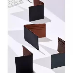 [롯데백화점]닥스 액세서리 [ULTRA SLIM] 블랙 슬림중지갑 DBWA6E724