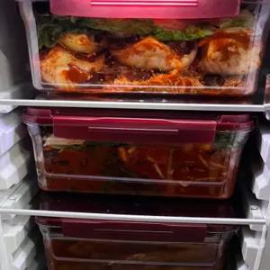 쿠쿠 김치냉장고 김치통 다목적 투명용기 9.7L CKRC-A0971CW  2개