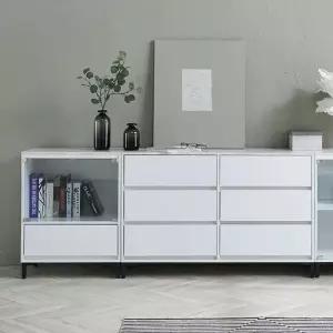 L242 3단 서랍장 세트 C 화이트 1color 착불