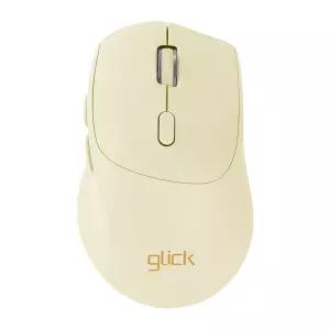 지클릭커 쓸떼많은 다쿠아즈 무소음 무선 블루투스 마우스 옐로우