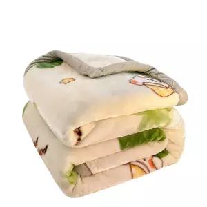 할머니 담요 옛날 밍크 극세사 도톰한 꽃무늬