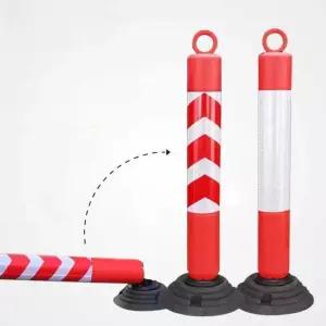 포르르 우레탄볼라드 횡단보도 매립 야광 빛반사