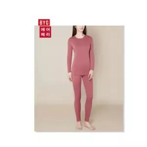 BYC마인드건강기모여상하 여자내의셋트 실내복 신축성DAS6070